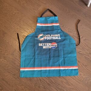 Pepsi Dolphins Football Apron - Blue and Black